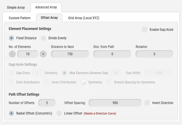 Offset Array