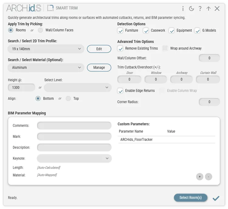Smart Trim UI